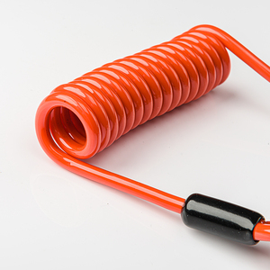 डाइविंग फिशिंग क्लाइंबिंग के लिए त्वरित रिलीज बकल, क्लिप, हुक, कैरबिनर के साथ पेशेवर कस्टम टूल स्प्रिंग कॉइल डोरी - Product Image 4