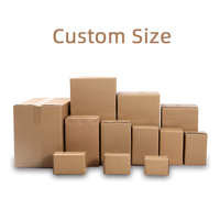 Boîte d'emballage personnalisée en carton ondulé B Flute, laminage mat résistant, taille sur mesure, pour petites entreprises