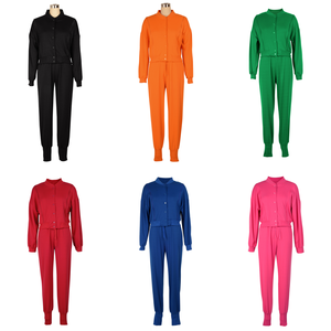 <span class=keywords><strong>Completo</strong></span> Autunno 2026 AL2: Cardigan a Maniche Lunghe Traforato e Pantaloni Jogger Abbinati, Set Due Pezzi <span class=keywords><strong>Casual</strong></span> da <span class=keywords><strong>Donna</strong></span> - Product Image 5