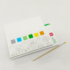Jouets Montessori personnalisés livre de coloriage à l'eau peinture éducative avec de l'eau art pour les enfants cadeau d'<span class=keywords><strong>anniversaire</strong></span> en papier - Product Image 3