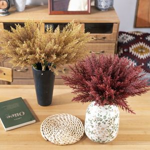 Flor Artificial de Escarcha Fina YC1070 Roja de Plástico Ecológico para Decoración de Bodas y Aniversarios Estilo INS - Product Image 1