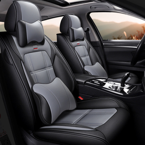 Fundas de Asiento de Coche Universales de Cuero, Juego Completo, Accesorios de Diseño <span class=keywords><strong>Interior</strong></span> de Lujo para Toyota Camry - Product Image 3