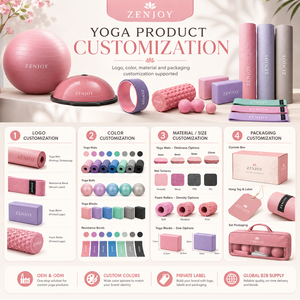 ZENJOY Banda di Resistenza Regolabile <span class=keywords><strong>con</strong></span> Maniglia per <span class=keywords><strong>Esercizi</strong></span> Yoga, Attrezzatura Unisex per Allenamento Completo del Corpo e Addominali - Product Image 4
