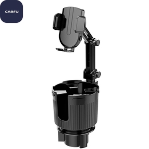 Soporte Universal para Teléfono Móvil en Auto, Expandible para Portavasos, 2 en 1, Base Ajustable, Brazo Telescópico Largo, Rotación de 360 Grados - Product Image 1