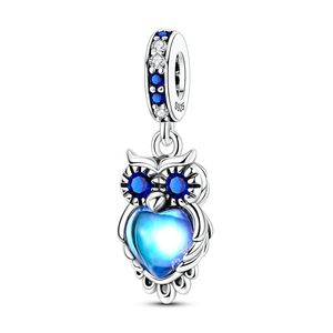 Conjunto de Colgantes de Corazón de Luciérnaga Luminosos y Coloridos con Incrustaciones de Piedras de Zirconia, Chapado en Plata y Oro Rosa, Joyería DIY Unisex - Product Image 4