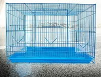 Vente en gros de cage de nid d'élevage d'oiseaux en fil de fer en acier inoxydable pinsons perroquets application de lapin en métal accessoire pour animaux
