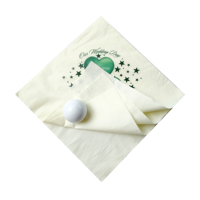Serviettes Airlaid Colorées Personnalisées Serviettes en Lin Tissu Solide Cocktail Déjeuner Dîner Serviettes avec logo 25 30 40cm