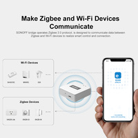 Sonoff ZB Bridge- P Smart Home Zigbee 3.0 Bridge PRO Pengontrol Jarak Jauh Perangkat ZigBee dan Wi-Fi di Aplikasi EWeLink hingga 128 Sub-perangkat