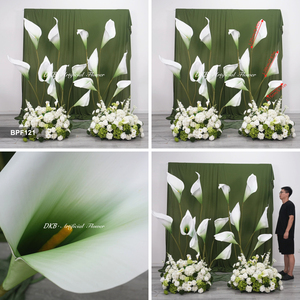 Precios al por mayor de lirios de cala artificiales personalizados con tacto real para decoración de fondo de escenarios en eventos. - Product Image 3