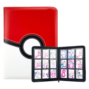 ModernQiu Classeur de cartes à collectionner personnalisé de haute qualité à 9 pochettes, album photo en cuir PU à 20 feuilles, <span class=keywords><strong>dossier</strong></span> de présentation pour 360 cartes - Product Image 2