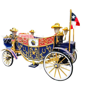 European Style Royal Carriage High Grade Horse Drawn Wedding Transportation for Sale - Product Image 5