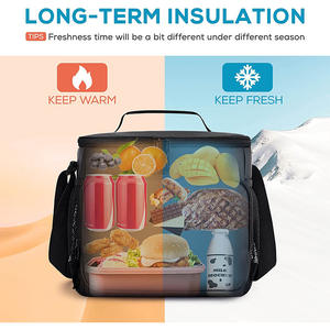 High Quality 16 <b>Cans</b> <b>Cooler</b> Bag Insulated Dual Compartment Lunch Bag With Soft Leakproof Liner Leakproof PEVA Picnic Bag - Product Image 3