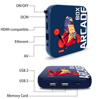 50+ émulateurs, plus de 30 000 jeux rétro, console de jeux d'arcade TV, deux manettes sans fil 2,4 GHz, N64/GBC/PSP, mémoire 64 Go, multilingue