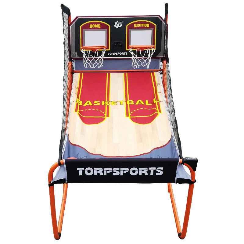 High Quality Indoor Two-Players Electronic Single-Shot Basketball Game Machine with Duplicate Supply System