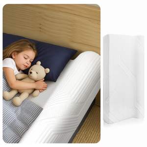 Kasur Bayi 2 in 1 dengan Pelindung, Kasur Tempat Tidur Balita Panjang 52 Inci, Kasur Lembut dan Bernapas untuk Tempat Tidur Bayi Standar dan Kasur Biasa - Product Image 1