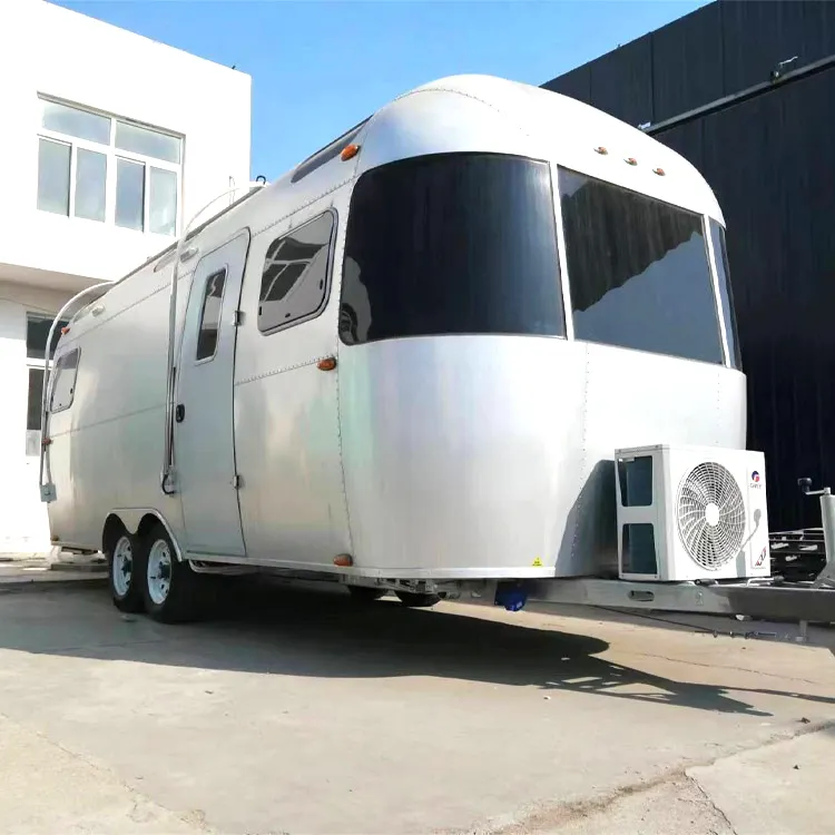 Venta caliente RV Camper autocaravana todoterreno remolque de viaje con baño para 3 ~ 4 personas