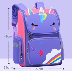 Mokira <span class=keywords><strong>2025</strong></span> Tùy Chỉnh Mới Thời Trang Phim Hoạt Hình Unicorn Trẻ Em Của Ba Lô Với Dây Kéo Đóng Cửa Polyester Lót Cho Trường Tiểu Học Cô Gái - Product Image 6