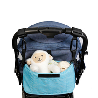 Crochet de poussette multifonctionnel en cuir PU personnalisé, support de sac portable et rotatif pour poussette et landau