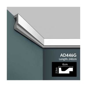 EverWall Guangzhou Moulures de qualité supérieure Moulure décorative intérieure <span class=keywords><strong>Corniche</strong></span> en Pu Meilleur adhésif pour revêtement en plâtre - Product Image 1