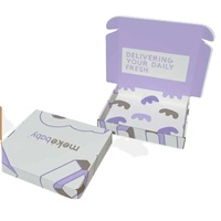 Boîte d'emballage personnalisée pour soins de la peau, en carton ondulé pliable, imprimée offset, épaissie, avec ouverture facile, pour petites séries