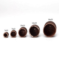 Capuchons de ponçage pour perceuse à ongles, 50 #80 #120 #180 # marron, 100 pièces/sac, 10x15mm, pour enlever les callosités, podimétrie