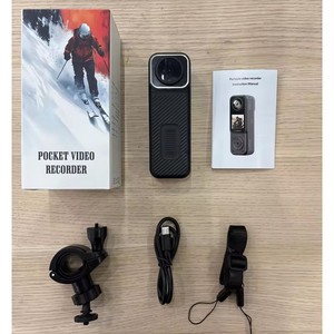 Cámara de Acción Relee <span class=keywords><strong>4K</strong></span> con WiFi, Cámara POV Portátil para el Cuerpo, Delantera y Trasera, para Vlogging, Cámara para Casco de Motocicleta y Ciclismo - Product Image 1