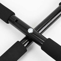 Barre de traction horizontale portable et réglable pour exercices à domicile, à fixer au mur ou à la porte