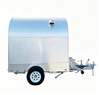 Mini camion de restauration, remorque de camping, chariot de restauration pour hot-dogs, camion de restauration mobile, cuisine entièrement équipée