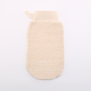 Brosse de <span class=keywords><strong>douche</strong></span> de luxe Jane Eyre en fibres végétales, entièrement naturelle, exfoliante, design gris simple, forme rectangulaire, n'abîme pas la peau, accessoire de bain - Product Image 3