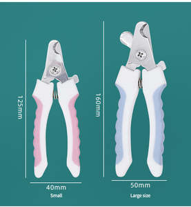 Tijeras de Acero Inoxidable Ecológicas para el Cuidado de Mascotas con Mango de Goma PP, Cortauñas para Animales Pequeños, Gran Venta - Product Image 4