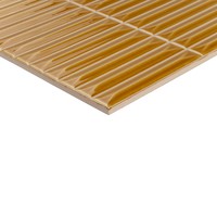 Azulejo Cerámico Muscat Honey de 4x4 Pulgadas con Acabado Brillante para Pared y Piso