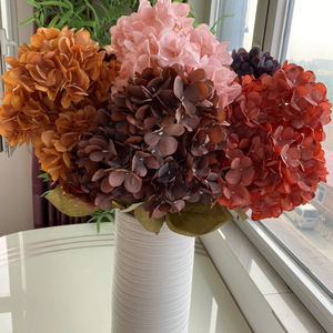 Usine de fleurs artificielles Meiyu Craft, fleurs d'hortensia artificielles de 30 cm à 100 cm, décoration intérieure, accessoires de mariage, fleurs artificielles - Product Image 2