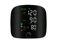 Tensiomètre numérique rechargeable, tensiomètre électronique, tensiomètre au poignet, montre tensiomètre, appareil numérique pour la tension artérielle