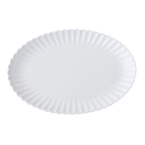 Оптовая продажа: Новая овальная тарелка из фарфора для рыбных блюд, безопасная для микроволновой печи, современный дизайн для дома и ресторанов, западный стиль - Product Image 5