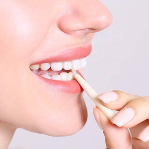 Microcepillo de bambú orgánico con logotipo personalizado, alta calidad, palos en forma de I, <span class=keywords><strong>cepillo</strong></span> dental <span class=keywords><strong>interdental</strong></span> - Product Image 5