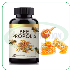 Tabletas de Extracto de Propóleo de Abeja Natural a Granel de Marca Privada - Suplemento de Apoyo Inmunológico con Certificación Halal/Kosher de Grado Alimenticio - Product Image 1