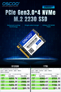 M.2 2230 NVMe PCIe Gen3.0 SSD 512GB 1TB โซลิดสเตทไดรฟ์ภายใน SSD สำหรับแล็ปท็อปแท็บเล็ตแบบบาง - Product Image 5
