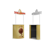 Portable PP Food Promotion Counter Trade Show Exposition Tableau d'affichage promotionnel prix de la table de démonstration