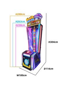 Leon tiết kiệm UFO thả trò chơi <span class=keywords><strong>Arcade</strong></span> nút phản ứng nhanh Máy đóng sầm vé mua lại bán buôn đồng xu Máy <span class=keywords><strong>Arcade</strong></span> nhựa - Product Image 4