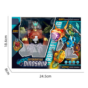 Juguetes Educativos DIY 6 <span class=keywords><strong>en</strong></span> 1 STEM, Robots de Dinosaurios Transformables, Juego de Juguetes, <span class=keywords><strong>Huevo</strong></span> de <span class=keywords><strong>Dinosaurio</strong></span> <span class=keywords><strong>que</strong></span> <span class=keywords><strong>se</strong></span> Convierte <span class=keywords><strong>en</strong></span> Figuras de Acción de Dinosaurios - Product Image 5