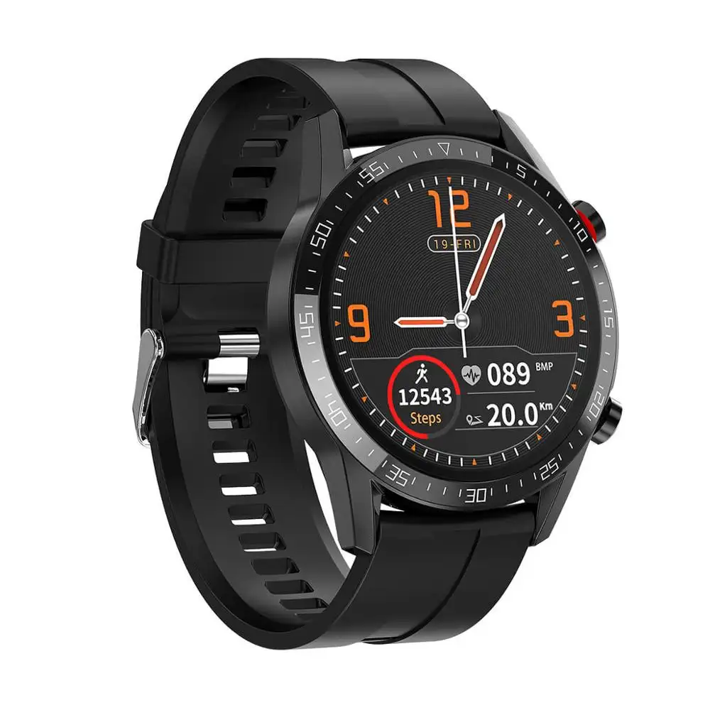 बीटी कॉल L13 1.3 इंच स्मार्ट पूर्ण दौर घड़ी आईओएस एंड्रॉयड के लिए ip68 निविड़ अंधकार ईसीजी नींद निगरानी Fundo एप्लिकेशन पीके l5 L7 sportwatch