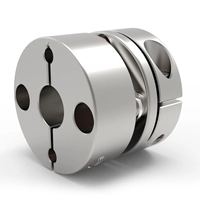 Accouplement de disque d'arbre rigide en alliage d'aluminium à diaphragme unique
