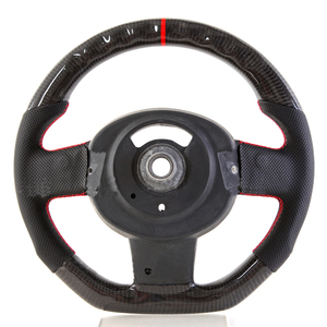 Volante de Carreras de Fibra de Carbono para Auto, para BMW <span class=keywords><strong>Mini</strong></span> Cooper S R56 R61 <span class=keywords><strong>GP</strong></span> Coupe, Volante de Fondo Plano de Fibra de Carbono - Product Image 4