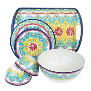 Conjunto de Louças de Melamina Usadas em Restaurantes, Série de Pratos com Decalque, Novidade em Louças - Product Image 1
