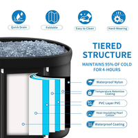 Baignoire de refroidissement extérieure gonflable Lingvita pour bain de glace, refroidissement rapide, prix usine