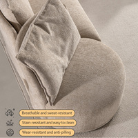 Ensemble de canapés modulaires de luxe au design moderne, canapé en tissu pour hôtel et villa, meubles de salon