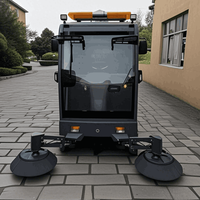 Nouvelle balayeuse à haute pression électrique pure ConTour, esthétique, à conduite autonome - Efficacité 21000/h, réservoir d'eau de 300L, riche en fonctionnalités