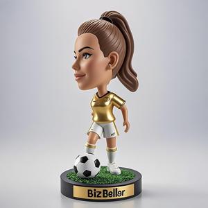 Yaratıcı kapalı ev futbol bohead head reçine el sanatları ifade spor sanat tema hediyeler için hatıra boyama ev dekorasyon için