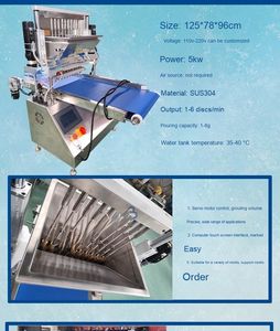 Machine de fabrication et de remplissage automatique de bonbons durs, mous, <span class=keywords><strong>pop</strong></span> rocks, gommes, chocolats et fudges pour petites entreprises - Product Image 6