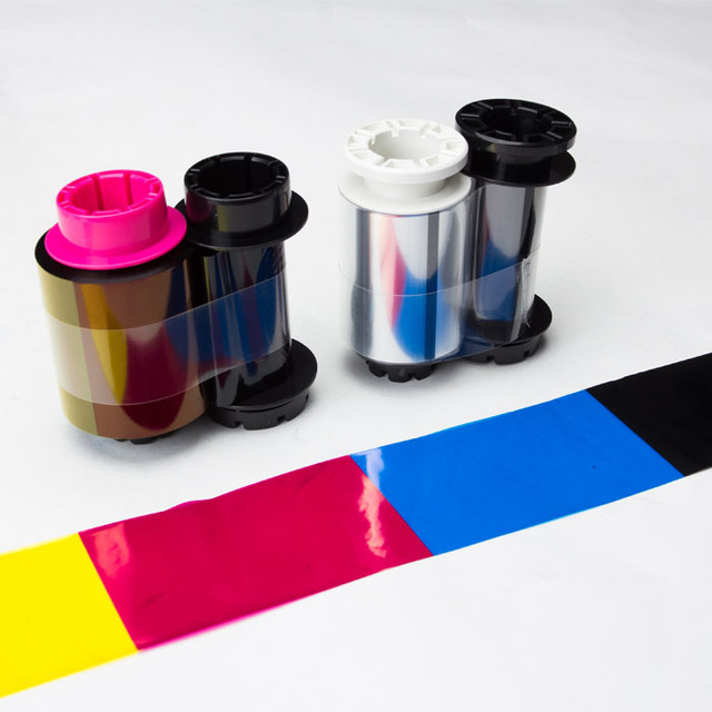 Compatible Id Card Printer Color Nisca PRC201 Printer ID Card Printer Ribbon